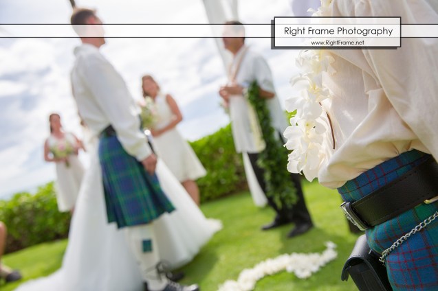 Ko'Olina Paradise Cove Wedding Imu Gardens