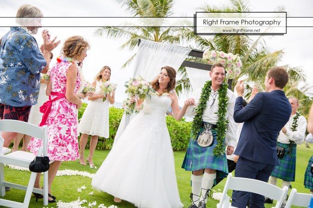 Ko'Olina Paradise Cove Wedding Imu Gardens