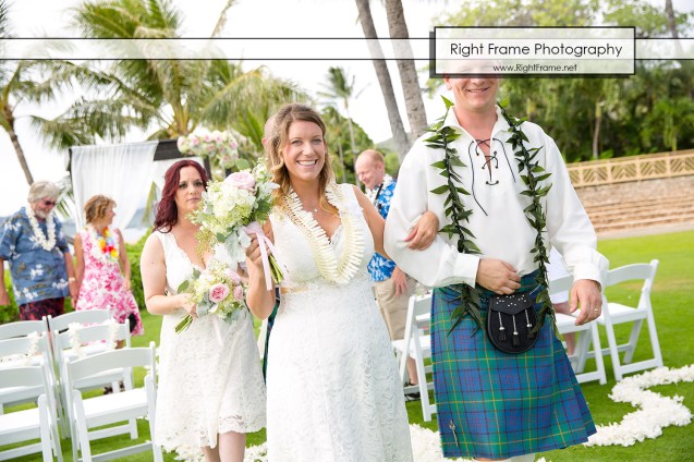 Ko'Olina Paradise Cove Wedding Imu Gardens