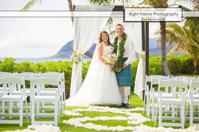 Ko'Olina Paradise Cove Wedding Imu Gardens