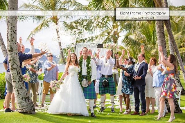 Ko'Olina Paradise Cove Wedding Imu Gardens