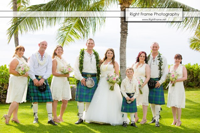 Ko'Olina Paradise Cove Wedding Imu Gardens