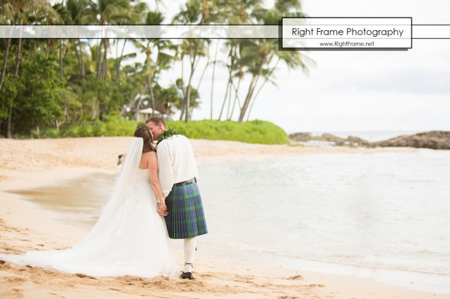 Ko'Olina Paradise Cove Wedding Imu Gardens