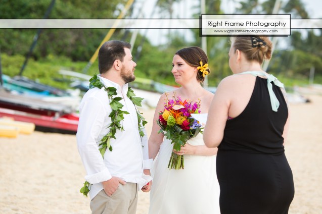 Lanikai Sunrise Beach Wedding Oahu Hawaii