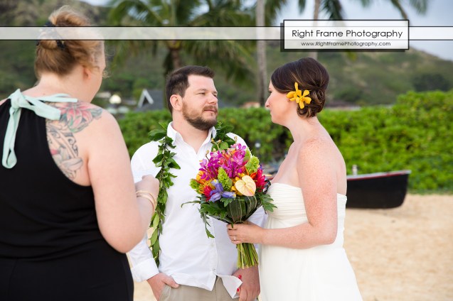 Lanikai Sunrise Beach Wedding Oahu Hawaii