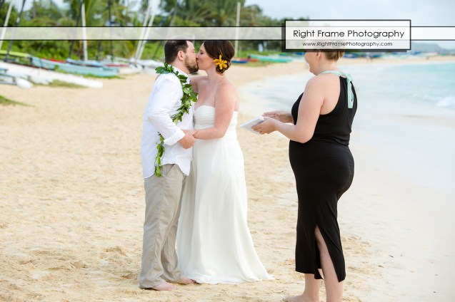 Lanikai Sunrise Beach Wedding Oahu Hawaii