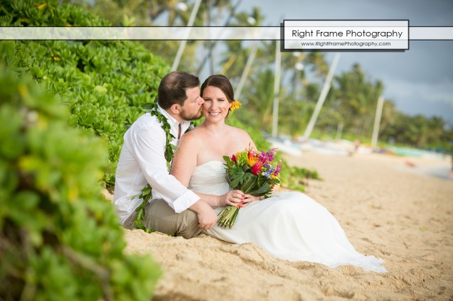 Lanikai Sunrise Beach Wedding Oahu Hawaii