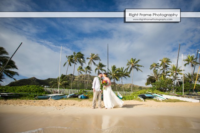 Lanikai Sunrise Beach Wedding Oahu Hawaii