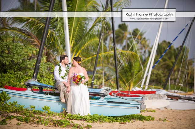 Lanikai Sunrise Beach Wedding Oahu Hawaii