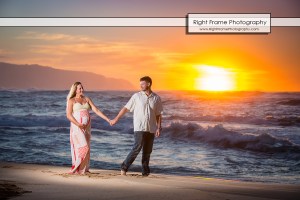 Affordable Maternity Photography Oahu Papailoa Beach