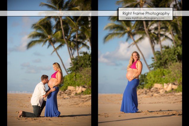 Affordable Maternity Photography Oahu Papailoa Beach