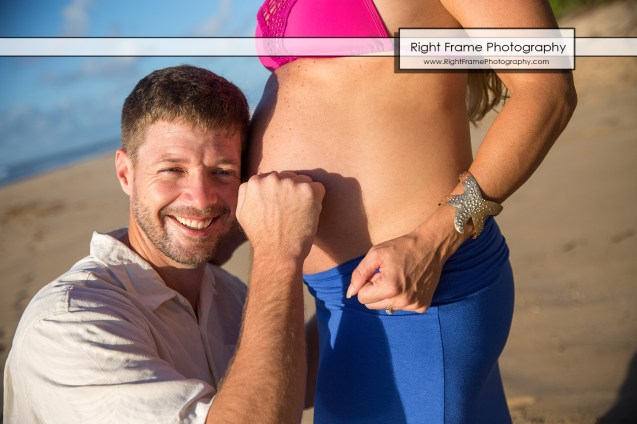 Affordable Maternity Photography Oahu Papailoa Beach