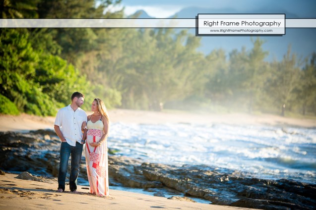 Affordable Maternity Photography Oahu Papailoa Beach