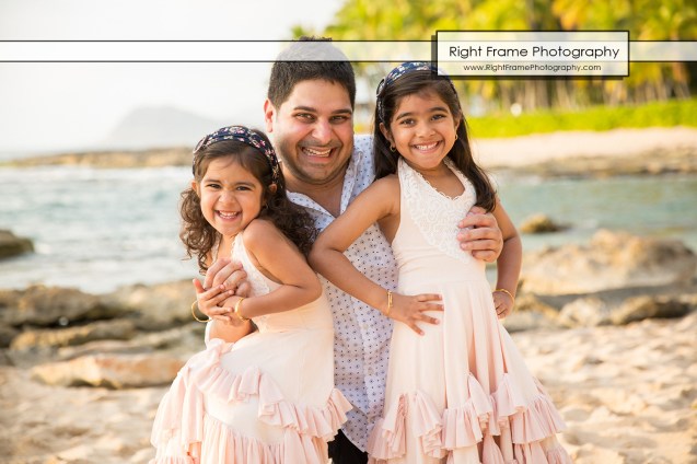 Sunset Family Photography in Ko'Olina Oahu Hawaii