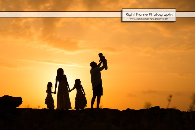 Sunset Family Photography in Ko'Olina Oahu Hawaii