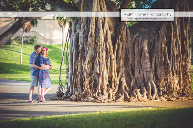 Sunset Engagement Photo Session on Waikiki Beach