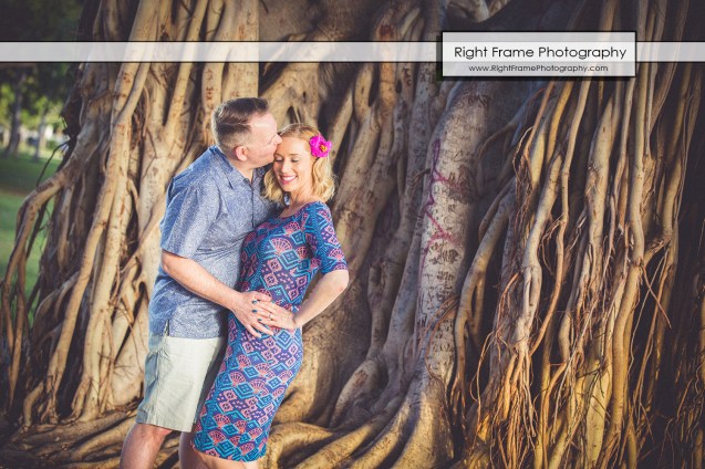 Sunset Engagement Photo Session on Waikiki Beach
