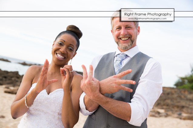 Oahu Sunset Wedding Sharks Cove North Shore 