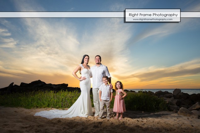 SUNSET FAMILY PHOTOGRAPHER near Four Seasons Resort Oahu
