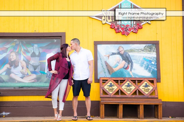 Engagement Photos in Haleiwa North Shore Oahu