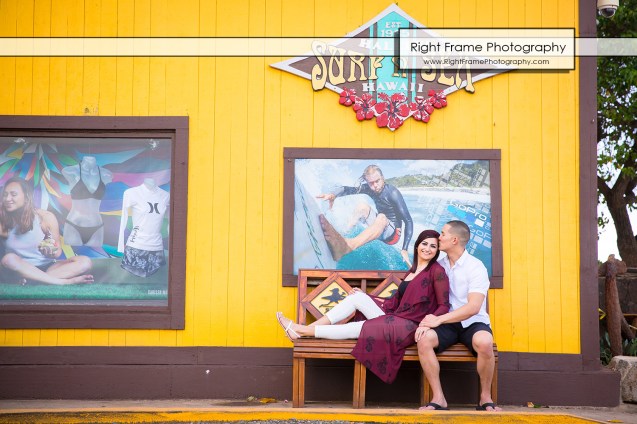 Engagement Photos in Haleiwa North Shore Oahu