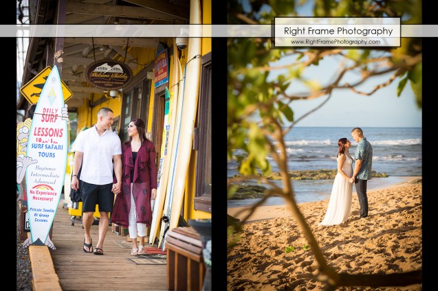 Engagement Photos in Haleiwa North Shore Oahu