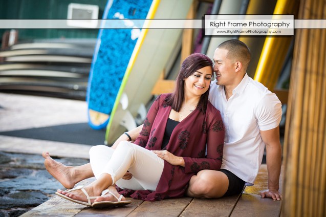 Engagement Photos in Haleiwa North Shore Oahu