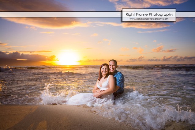 Engagement Photos in Haleiwa North Shore Oahu