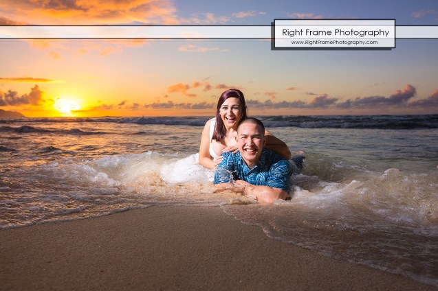 Engagement Photos in Haleiwa North Shore Oahu