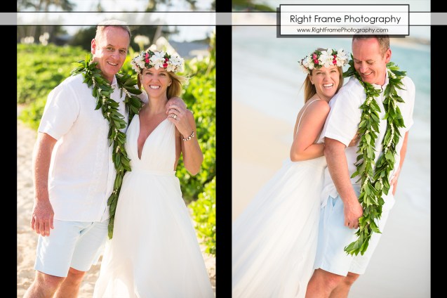 Sunrise 25th Wedding Anniversary in Lanikai Beach Oahu