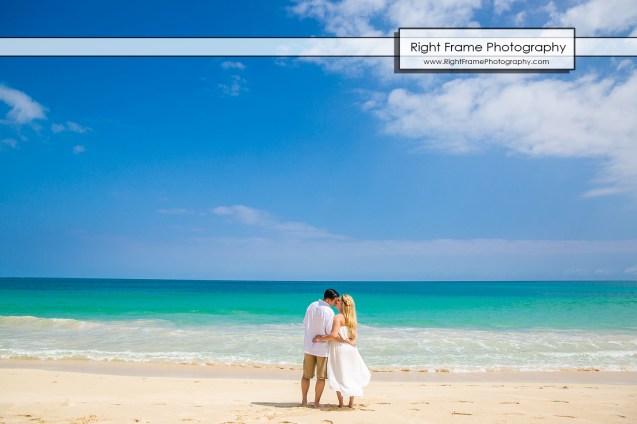 Bellows Beach Engagement Photos Hawaii