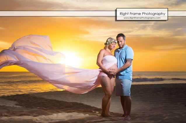 Affordable Maternity Photography Oahu Hawaii Yokohama Beach