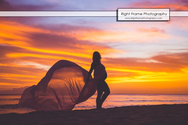 Affordable Maternity Photography Oahu Hawaii Yokohama Beach