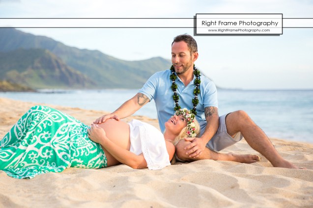Affordable Maternity Photography Oahu Hawaii Yokohama Beach