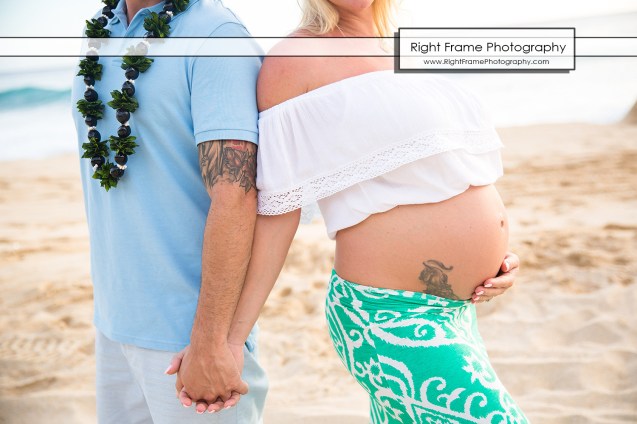 Affordable Maternity Photography Oahu Hawaii Yokohama Beach