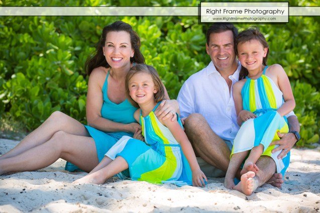 Fun Family Beach Pictures in Oahu Hawaii