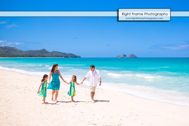 Fun Family Beach Pictures in Oahu Hawaii