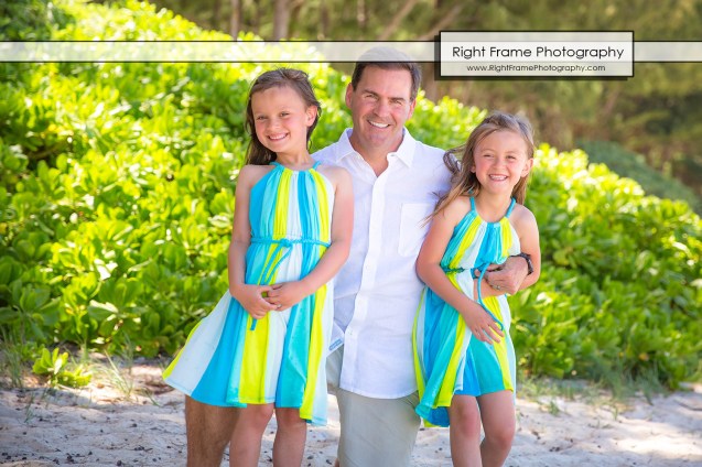 Fun Family Beach Pictures in Oahu Hawaii