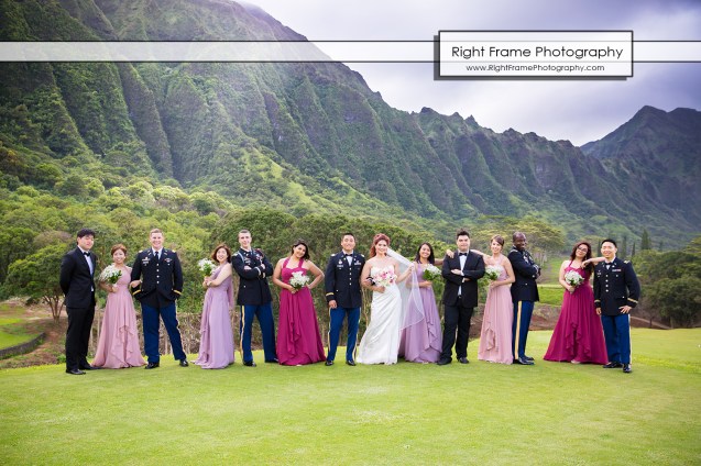 Wedding at KO'OLAU BALLROOMS Oahu Hawaii