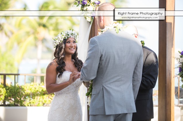 Waikiki Wedding at the Halekulani Hotel Hau Terrace