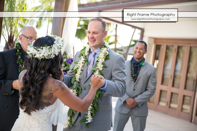 Waikiki Wedding at the Halekulani Hotel Hau Terrace