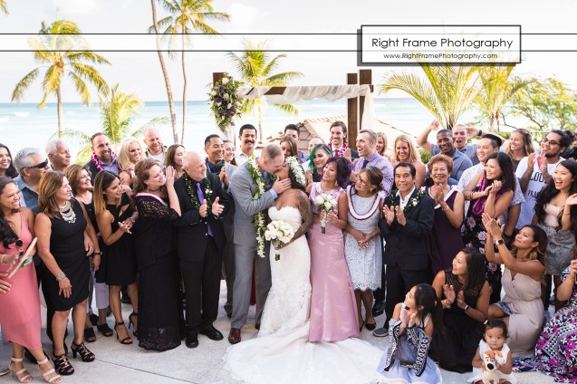 Waikiki Wedding at the Halekulani Hotel Hau Terrace