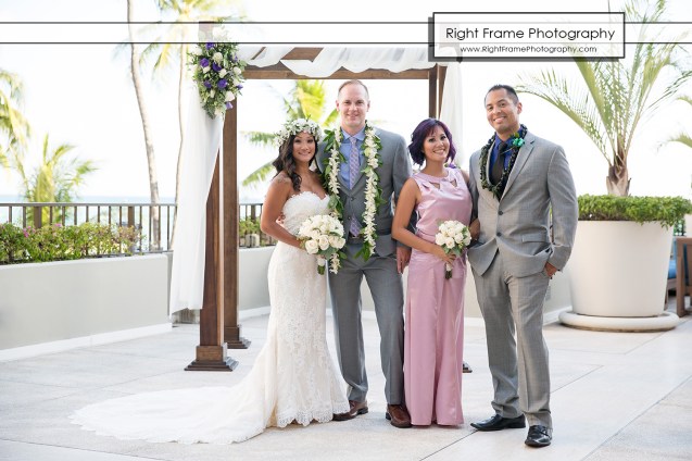 Waikiki Wedding at the Halekulani Hotel Hau Terrace
