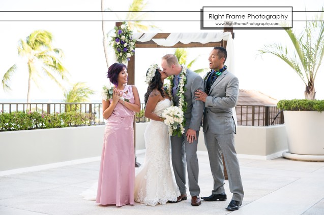 Waikiki Wedding at the Halekulani Hotel Hau Terrace