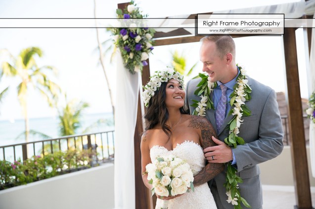 Waikiki Wedding at the Halekulani Hotel Hau Terrace