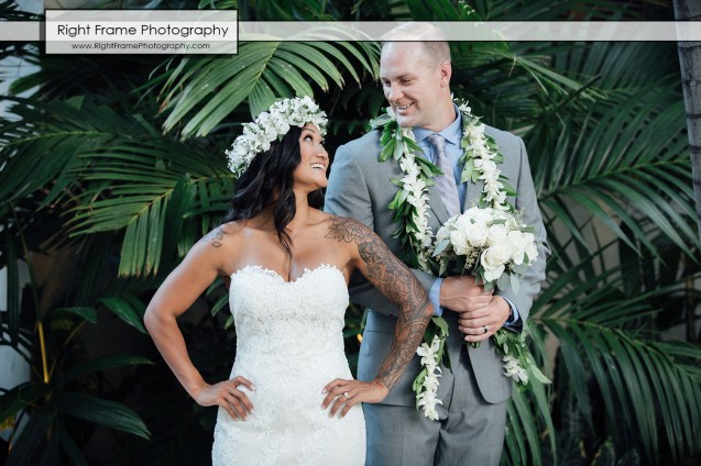 Waikiki Wedding at the Halekulani Hotel Hau Terrace