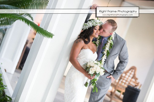 Waikiki Wedding at the Halekulani Hotel Hau Terrace