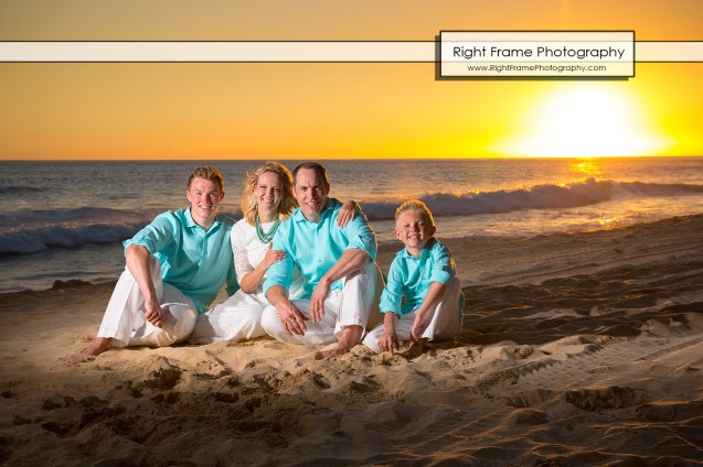 Affordable Sunset Family Pictures near Marriott's Ko Olina Beach Club