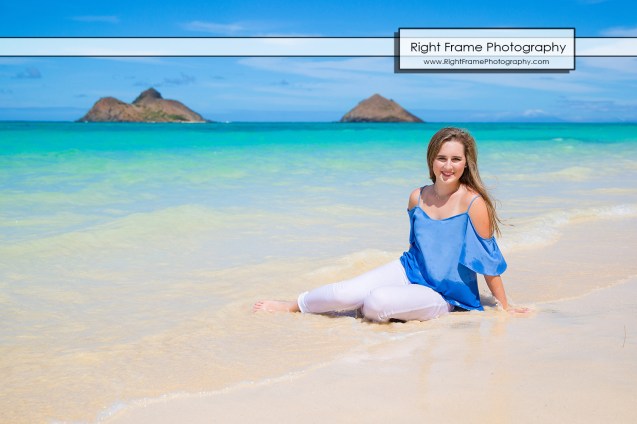 Hawaii Senior Pictures - LANIKAI BEACH