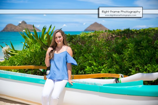 Hawaii Senior Pictures - LANIKAI BEACH